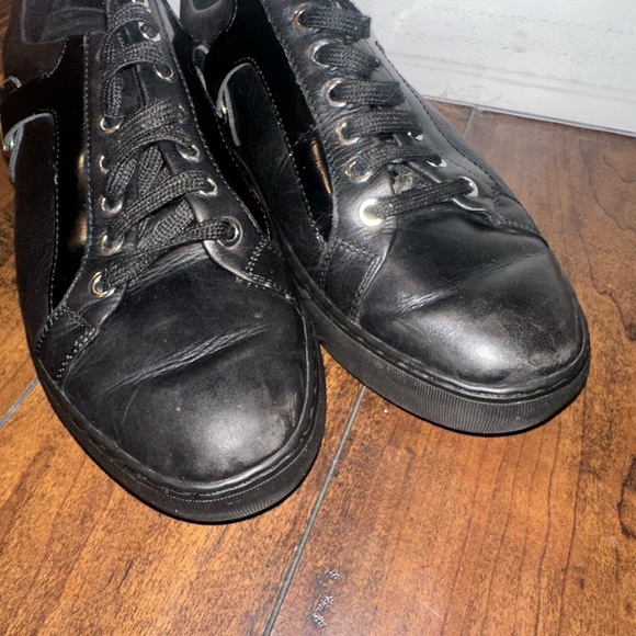 Versace Collection Men’s black Leather sneakers US 10 - Picture 6 of 6